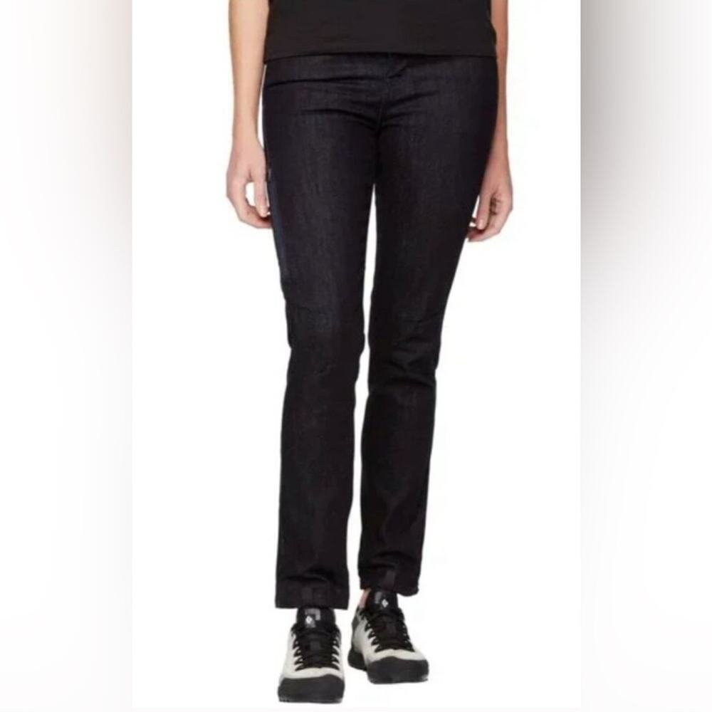 NWT Black Diamond Mission Wool Denim Pant Black Jeans Size 12